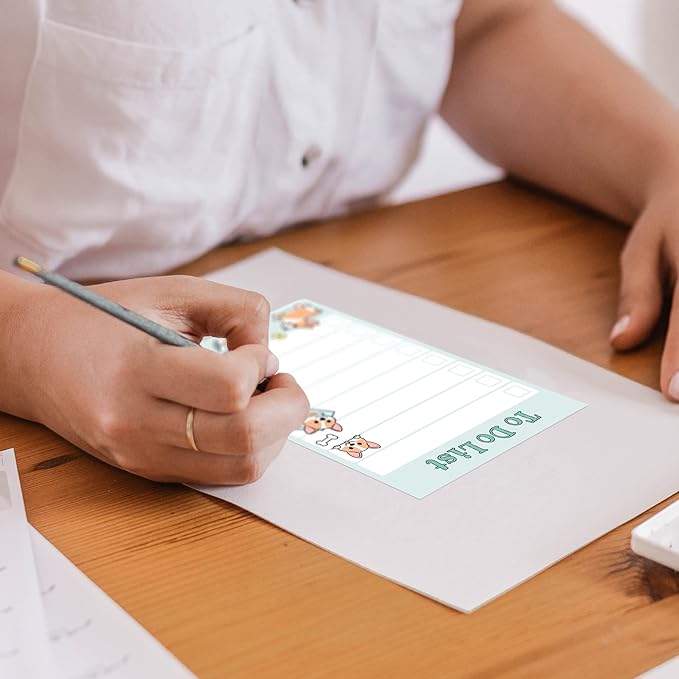 Cute Welsh Corgi Sticky to Do List | Funny Kawaii Corgi Butt Humor Notebook Notepad Note Card | Corgi Lover Gift| 50 Pages 4x6