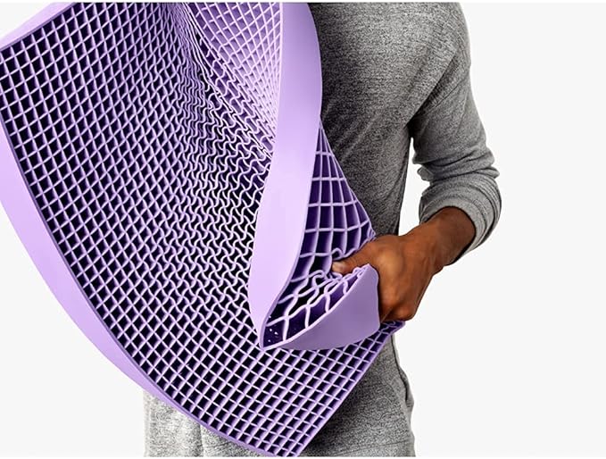 Purple Ultimate Seat Cushion | Pressure Reducing Grid Designed for Ultimate Comfort | Designed for Gaming | Made in The USA