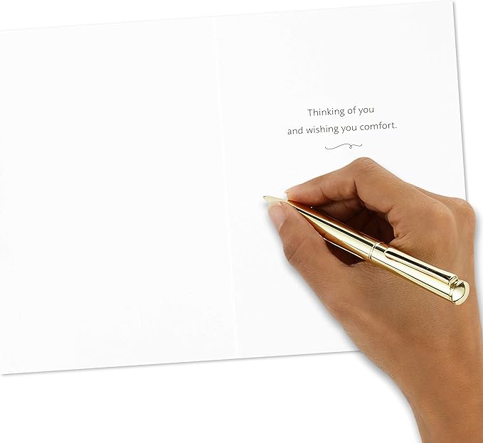 Hallmark Sympathy Cards Assortment, Watercolor Nature (12 Assorted Thinking of You Cards with Envelopes)