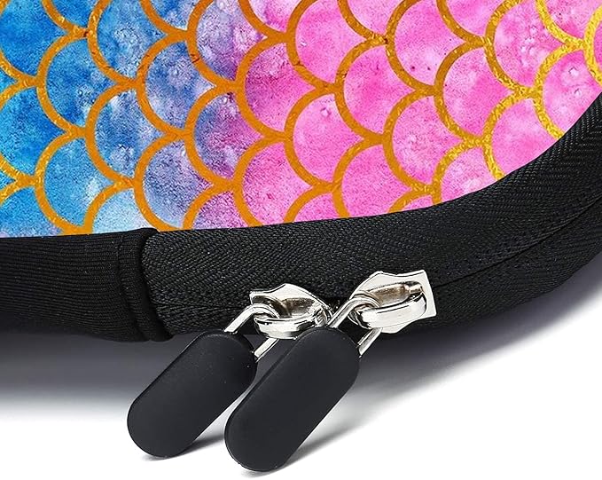 11.6 12 12.1 Inch Laptop Carrying Bag Protective Chromebook Case Pouch Netbook Notebook Ultrabook Bag Tablet Sleeve Cover Travel Briefcase with Handle for Men Women (Mermaid)