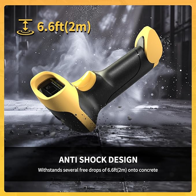 Handheld USB 1D 2D Barcode Scanner Reader for Computers, NetumScan Handheld Wired Automatic QR Bar Code Scanners for Mobile Payment, Store, Supermarket, Warehouse