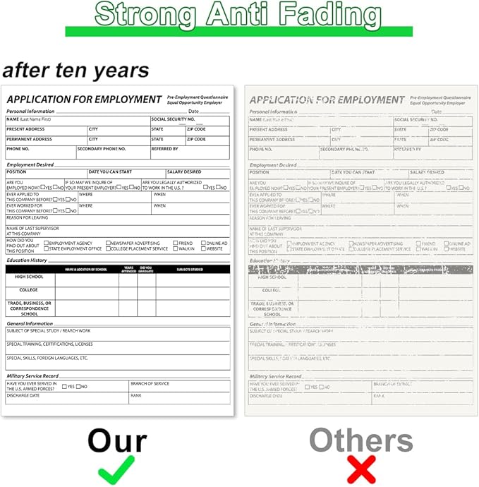 Thermal Printer Paper 8.5 x 11 Inch, US Letter Size Quick-Dry Thermal Printing Paper Rolls, Thermal Paper Compatible with M08F-Letter, M832, M834, MT800, MT800Q Portable Printer, 50 sheets / 2 Rolls