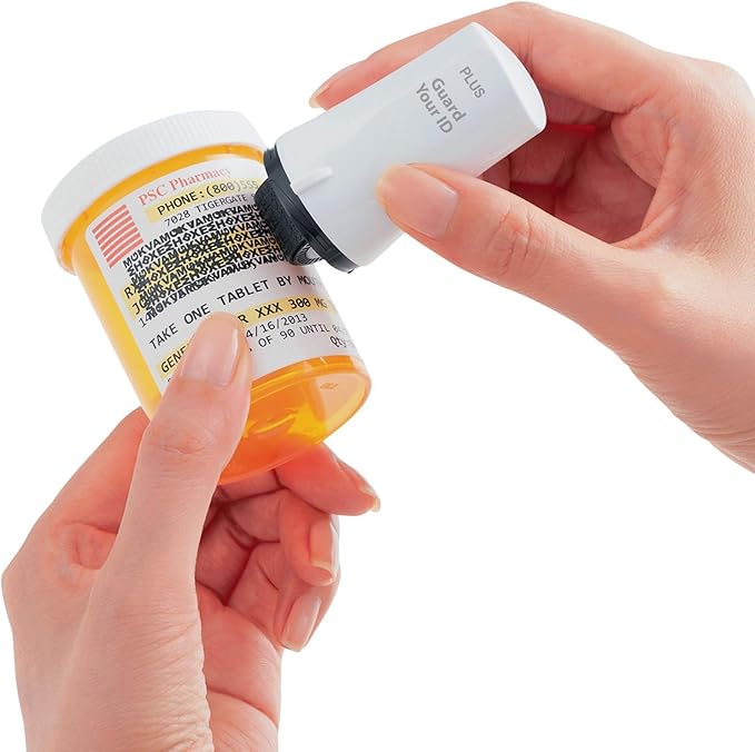 Guard Your ID Advanced Security Roller 2.0 for Identity Theft Prevention Stamping White