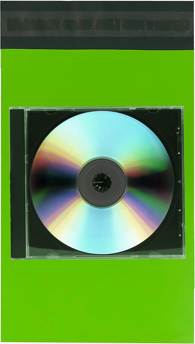 Colored Poly Mailers Pack of: (Green, 6" x 9" pack of 1000) Be creative with your packaging with Colored mailers