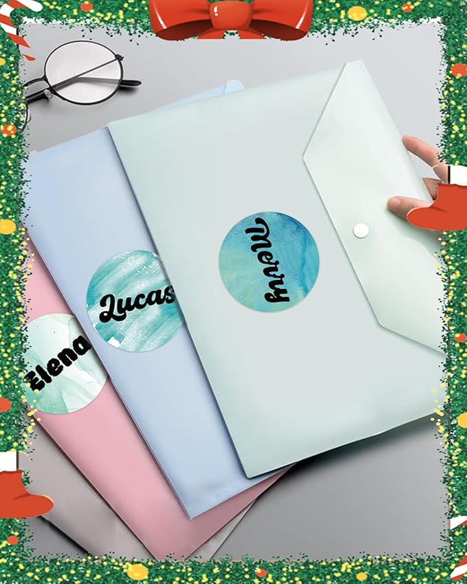 2 x 2 Round Thermal Labels, 2 inch Round Thermal Sticker Labels for Business and Home, for Label Printer, for M110/M220/M221 Label Maker,140 Labels for Printer