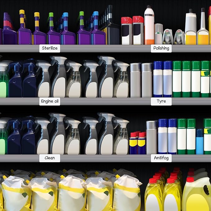 Colored Border Dry Erase Magnetic Labels 3.1x1.2 Inch, Reusable Magnetic Dry Erase Labels for Whiteboards,Pack of 40