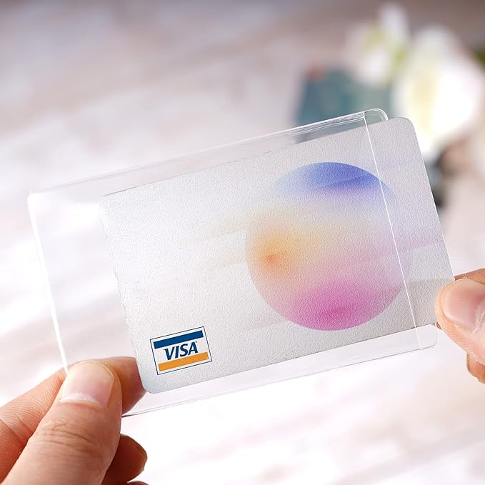 10 Pack New Medicare Card Holder Protector Sleeves,12Mil Clear PVC Waterproof Medical/Credit Card, Business/Social Security Card Protector