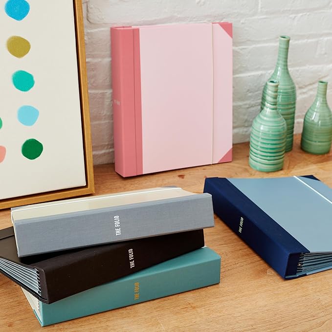 Savor | 2025 Updated Edition The Folio™ Document Organizer|Custom Dyed Cloth Bound Expanding File Folder for Important Papers, Emergency Binder,Birth Certificates,Social Security Cards, and Passports