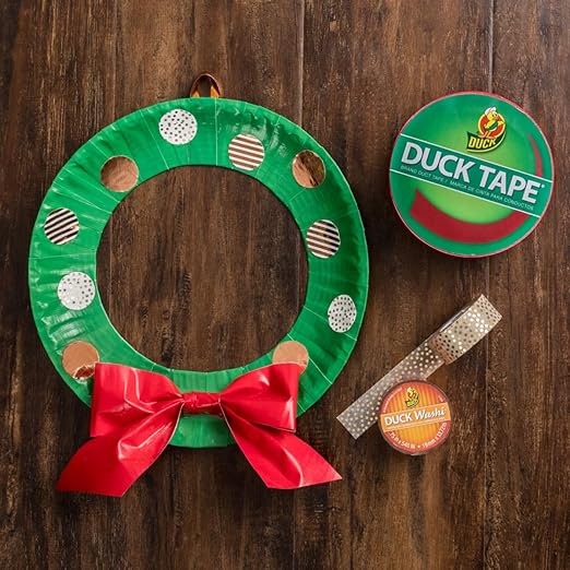 Duck Brand Duck Printed Duct Tape, 6-Roll, Rainbow (281496_C)