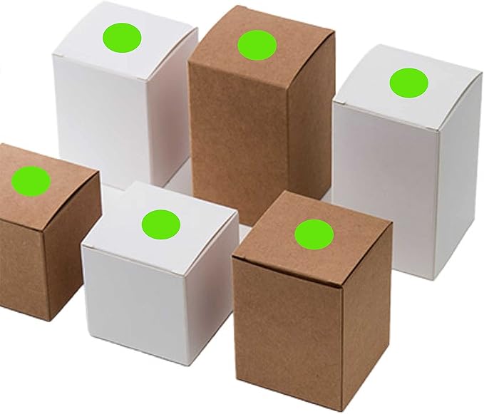 PARLAIM 3/4 Inch Roll Color Coding Labels,1000 per Roll Round Permanent Adhesive Color Coding Circle Dot Stickers for Classroom Office Home (Light Green)