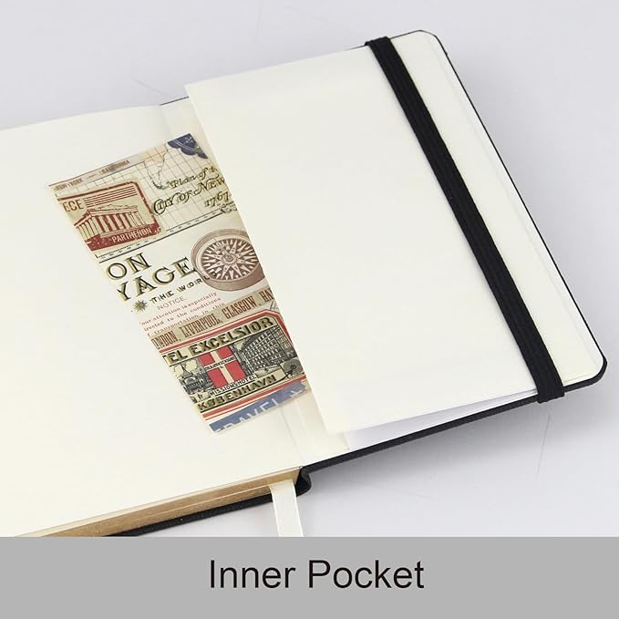 Dot Matrix Hardcopy Notebook - 5"x8"- Sourced from sustainable and excellent quality paper, minimalist, natural, portable and flexible design, good helper for study and record keeping, suitable for office, school and many other occasions(Red)