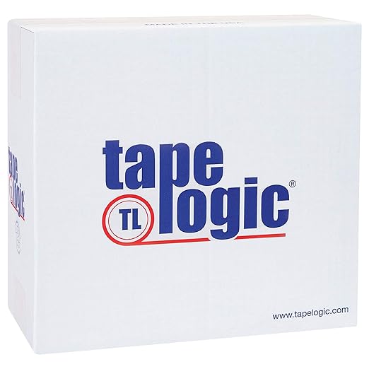 Aviditi Tape Logic 2 Inch x 110 Yard 2.2 Mil Red/White, Heavy Duty Packing Tape, "Packing List Enclosed" 36 Pack, Perfect for Packing, Shipping, Moving, Home and Office