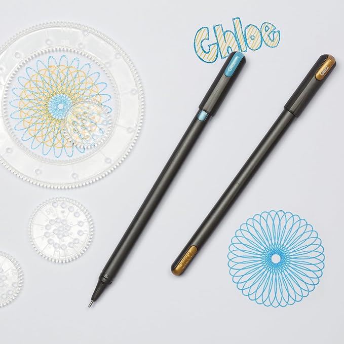 Pentonic Glitter Gel Pens, 10 Count, 10 Assorted Colors, 1.0 mm Medium Point, Smooth Writing For Journaling, Notetaking & Art Projects (1002365)