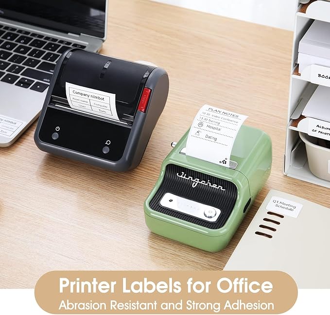 NIIMBOT Labels for B21/B3S Label Printer, Thermal Labels 2'' x 2.76''(50x70mm), Waterproof, Oil-Proof Sticker Labels, 1 Roll of 110 Sticker Labels (White)