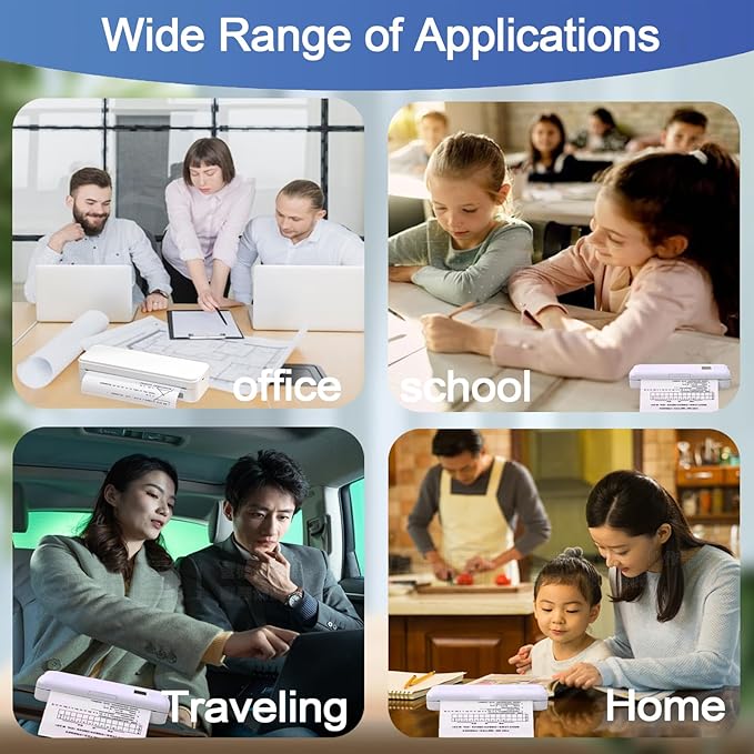 Potanro Thermal Printer Paper Printing Paper Quick-dry A4 Printing Paper Quick-dry Thermal Paper 8.3''x23'' thermal printer paper Multipurpose Thermal Paper for Thermal Printer (3 Rolls)