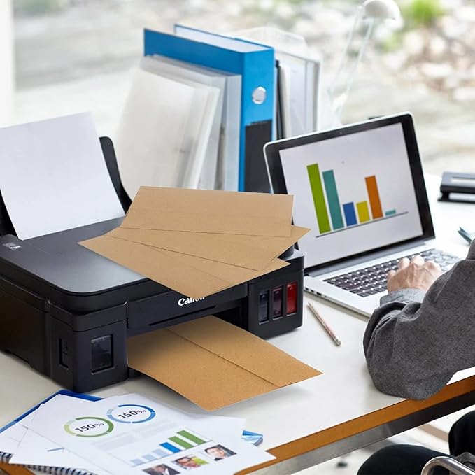 50pcs packed Kraft Envelopes,A4Envelopes, printable invitation envelopes,4x6 envelopes, suitable for weddings, invitations, photos, postcards, greeting cards, mailings