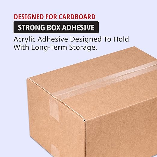 Aviditi Tape Logic 2 Inch x 55 Yard 3.5 Mil Clear, Heavy Duty Acrylic Packing Tape, 6 Pack, Perfect for Packing, Shipping, Moving, Home and Office (T9013506PK)