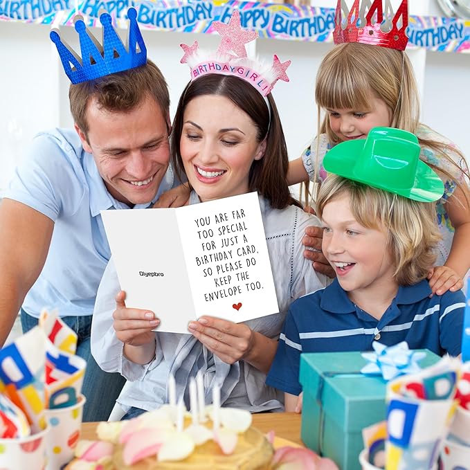 Funny Birthday Cards for Friends, Hilarious Birthday Card for Him Her, You Are Far Too Special For Just A Birthday Card So Please Do Keep The Envelope Too