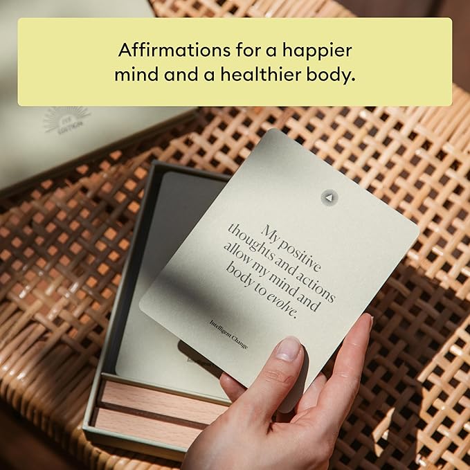Intelligent Change Mindful Affirmation Cards for Health and Wellbeing