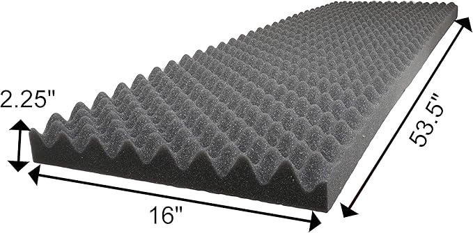 Case Club Customizable Polyethylene/Polyurethane/Convoluted Foam 54 x 16 Inches