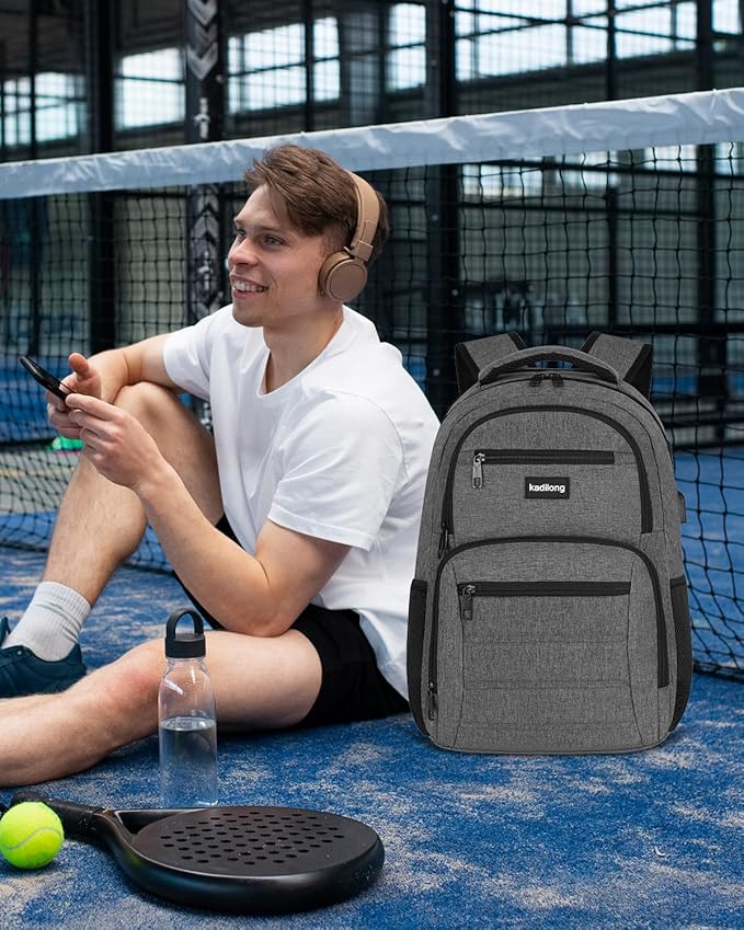 Backpacks Men Bookbag School Bags for Boys Teenager,Computer Backpack Sturdy with 15.6 Inch Laptop Compartment & USB Charging Port,Morrales Mochilas Hombres for Workout College Middle School