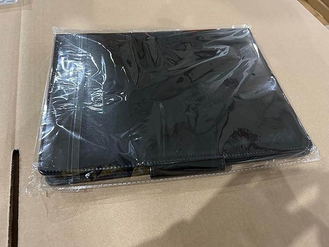 Padfolio Clipboard Folder, Leather Portfolio Organizer Binder with Magnetic Closure Cover for Interview Resume Office Conference, Business Portfolio Included Letter Sized Papers & Sticky Tabs & Pen