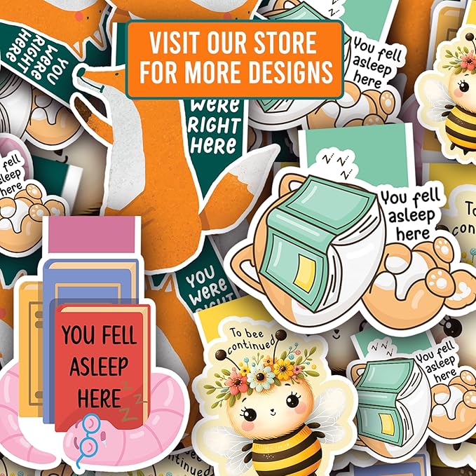 (2Pcs) to Bee Continued Magnetic Bookmark Book Page Markers Gift for Reading Lover Nerd Book Addict Bookish Reader Student Teacher Office Stationery - Size 3"x2.5" When Folded