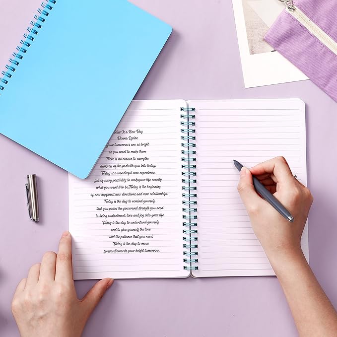 Ymomode Spiral Notebook - Lined Journal Notebooks, 8.3'' x 6'', Classic Notebook with Thick Paper