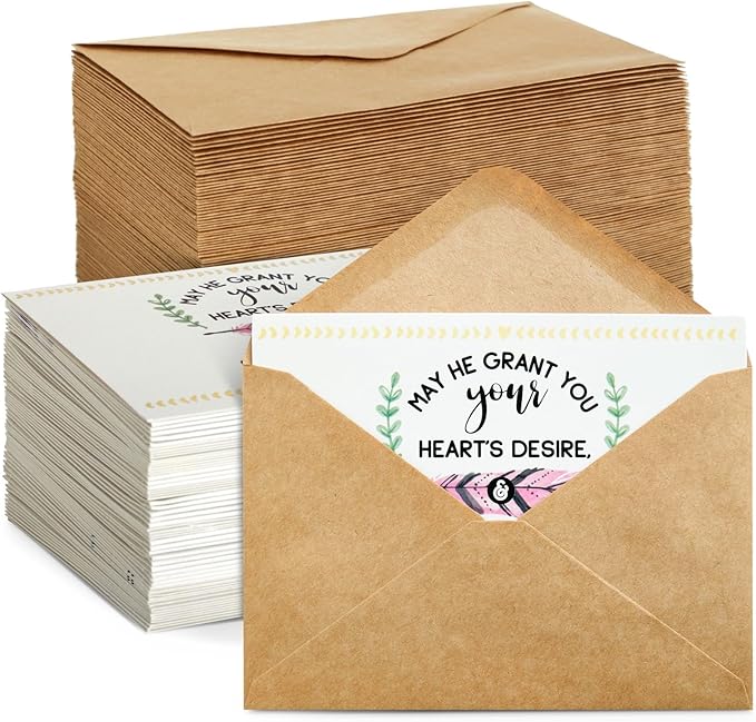 Faithful Finds 120 Pack Christian Greeting Cards Bulk with Envelopes, Religious Encouragement Scripture, 20 Inspirational Bible Verse Designs (4x6 In)