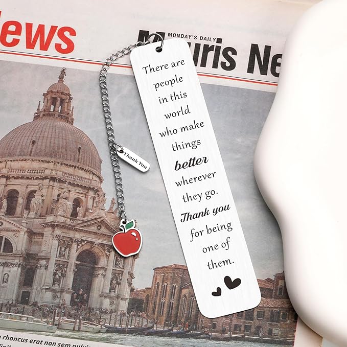 Teacher Appreciation Gifts for Women, Teacher Christmas Gifts, Teacher Gifts for Women, Teacher Birthday Gifts, Valentines Day Gifts for Teachers, End of Year Teacher Gifts, Teacher Thank You Bookmark