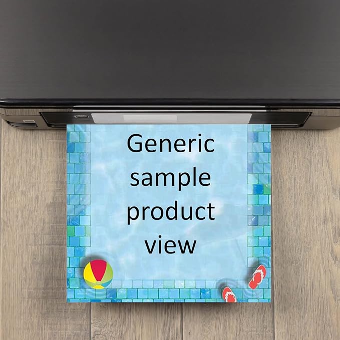 Swimming Pool Letterhead Laser & Inkjet Printer Paper, 100 pack