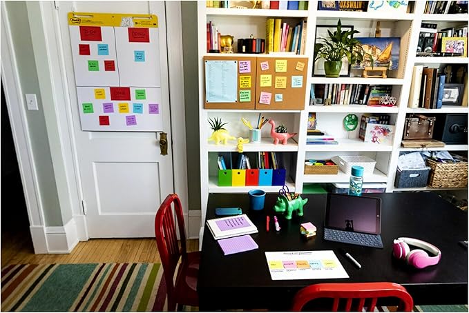 Post-it Super Sticky Easel Pad 25 x 30 Inches 30 Sheets/Pad 2 Pads (560) Large White Grid Premium Self Stick Flip Chart Paper Super Sticking Power