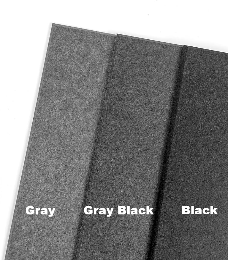 Large Cork Board Alternative - 47"x35" 12 Pack Felt Wall Tiles with Safe Removable Adhesive Tabs, Cork Boards for Walls Cork Board for Office Pin Board Tack Board Cork Board 48 x 36 - Gray