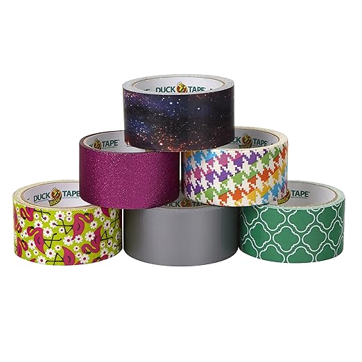 Duck Brand Printed Duct Tape Single Roll, Galaxy (283039)