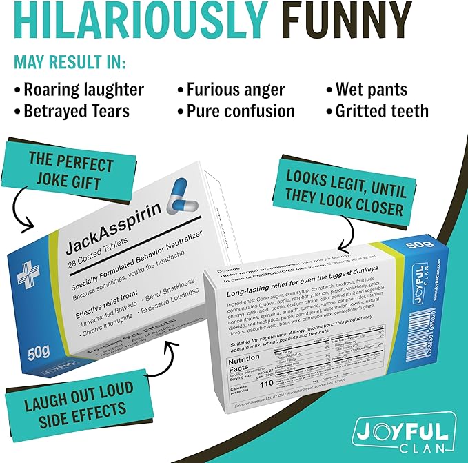 Funny Prank Pill Box with Sweets Gag Gifts for Men Funny Valentines Gifts for Him Xmas Secret Santa Christmas Stocking Filler for Women- Novelty Joke Birthday Gifts for Boyfriend Dad