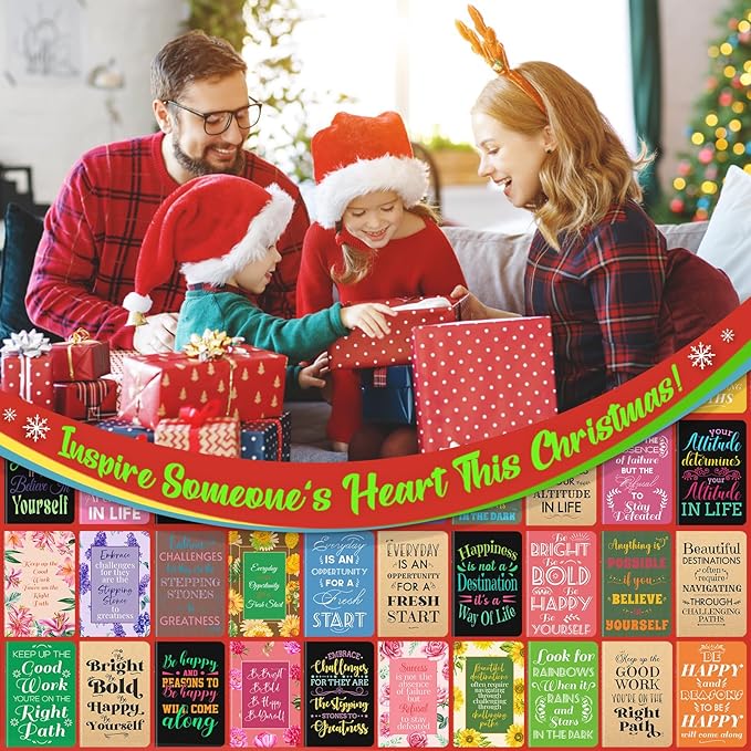 60 Pcs Mini Inspirational Notebooks Bulk with 60 Pcs Colorful Pens, Small Pocket Journal Notepads Set,Motivational Bulk Gifts for Women Men Teacher Student Kids,Fun School Office Supplies,3.5"x5.5"