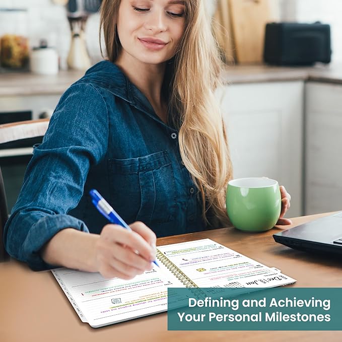 2026 Planner, Weekly and Monthly Planner for Women, January 2026 to December 2026, Pretty Hardcover 2026 Calendar Planner Book with Tabs, Inner Pocket, Spiral Bound, Perfect Office Home School Supplies - 6.3" x 8.5", Evergreen Elegance