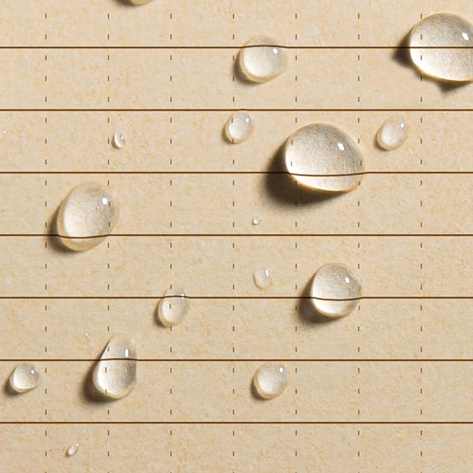 Rite in the Rain Weatherproof Top Spiral Notebook, 3” x 5”, Brown and Tan Plaid Cover, Universal Pattern, 3 Pack (No. PL435-3)