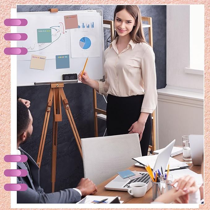 Yinder 24 Pcs Inspirational Sticky Notes with Lines Cute Motivational Sticky Notes Pad Employee Appreciation Gifts Bulk for Teacher Nurse Coworkers Office Supplies 3 x 3''(Morandi Color,Motivational)