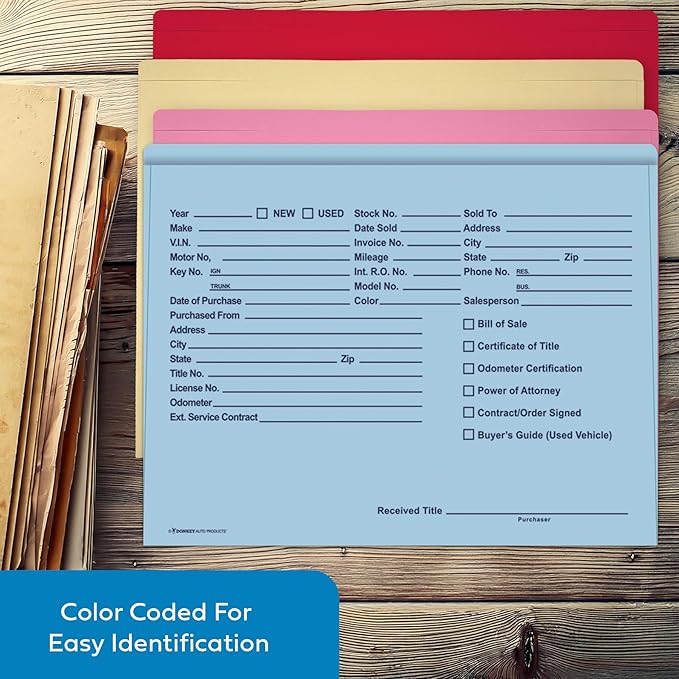 Heavy Duty Deal Jackets - Blue (100 Shrink Wrapped)