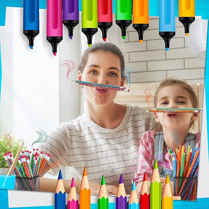 Gersoniel 240 Pcs Scented Pencils Bulk for Kids Inspirational Motivational Cute Fun Fruit Wood Smelly Graphite Pencils with Erasers for School Classroom Office Students Girls Boys Gifts Supplies