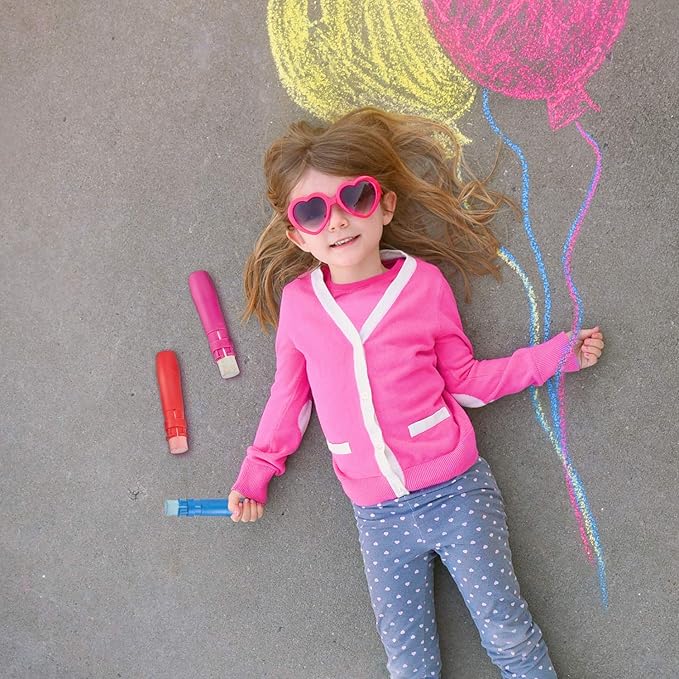 Sidewalk Chalk Holders Railroad Chalk Holder Jumbo Plastic Adjustable Clip for Kids Teachers Students Office or Classroom(10 Pieces)