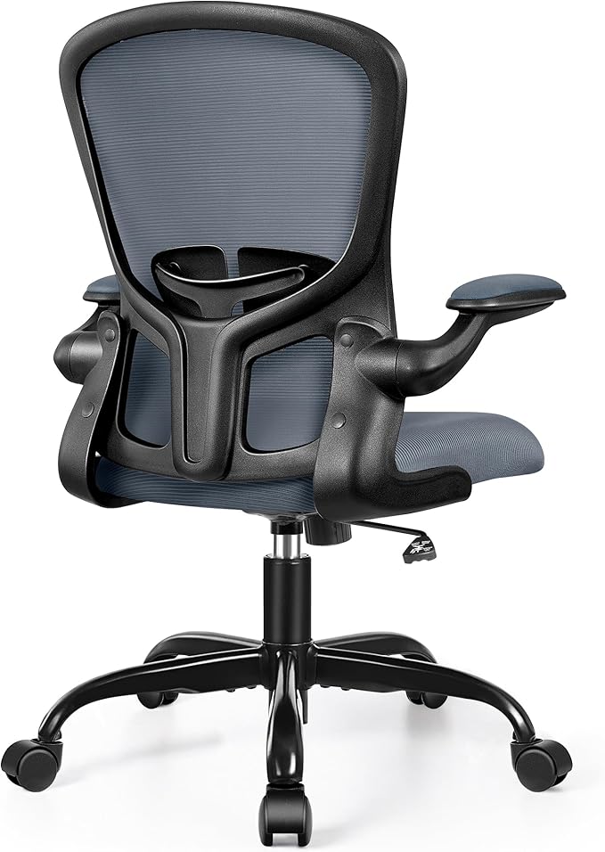 FelixKing Office Chair, Ergonomic Desk Chairs with Wheels Home Mesh Chair Adjustable Lumbar Support and Height, Ergo Chair for Working Gaming Use (Dark Gray)