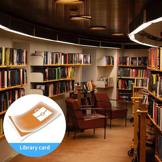 Index Card Laminating Pouches 3x5 File Card Laminating Pouches Lamination Pouches Recipe Card Laminating Pouches for Work Permits Pass Cards Student ID Cards (100, 5mil)