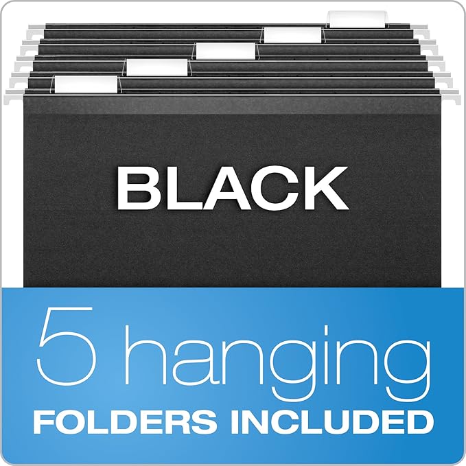Pendaflex Recycled Hanging Folders and Portable Desktop File Bundle