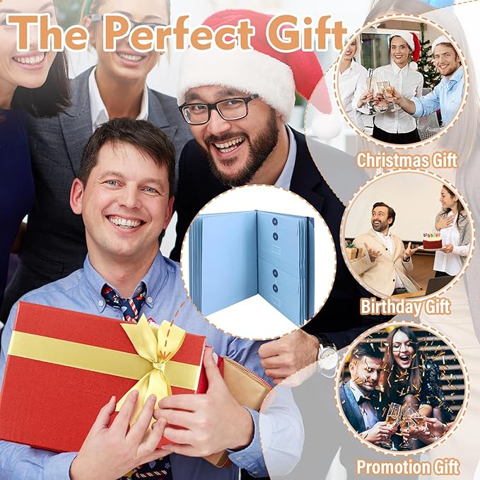 in Case I Go Missing Binder,The Folio Document Organizer,Lifebook Document Organizer with Labels,Suitable for Important Document,Emergency Binder,Life Binder,Passports,and Letters(Blue)