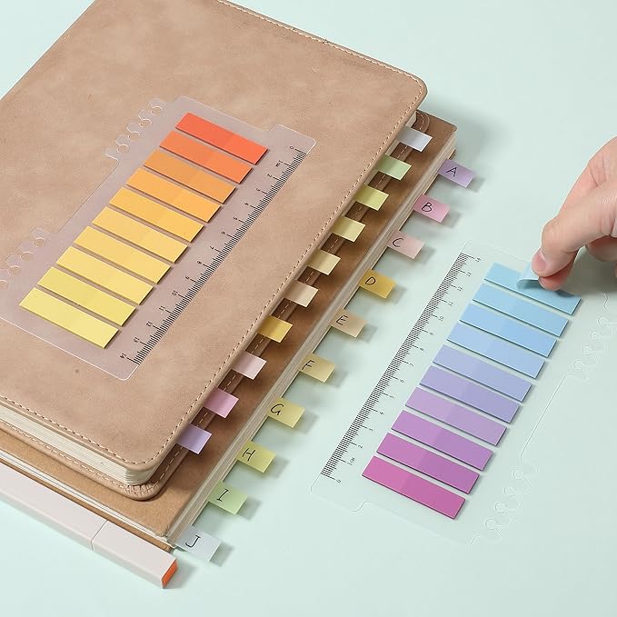 Mr. Pen- Sticky Tabs, 1600 Pcs, Colorful Book Tabs, Transparent Sticky Tabs for Books, Sticky Note Tabs, Page Markers Tabs, Book Markers, Page Tabs, Book Tabs for Annotating Books, Book Sticky Tabs