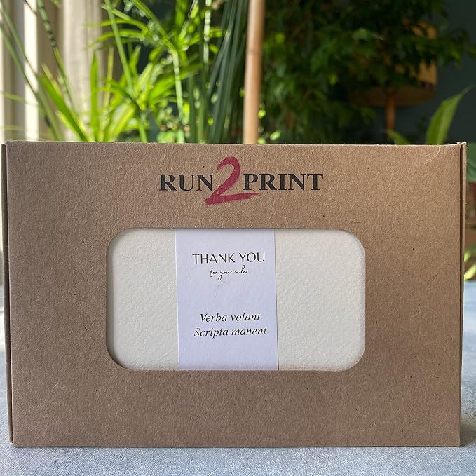 (36 Pack) RUN2PRINT Thank You Cards With Envelopes & Gift of 36 Foiled Stickers - Elegant Emboss Rose Gold Foil Pressed Blank Notes Wedding All Occasion Cards (Ivory)