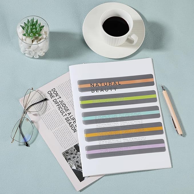 Mr. Pen- Guided Reading Strips, 18 Pack, Highlighter Strips, Bookmarks for Kids, Highlight Strips for Books, Reading Trackers for Kids, Highlighter Strips for Reading, Book Highlighter Strips