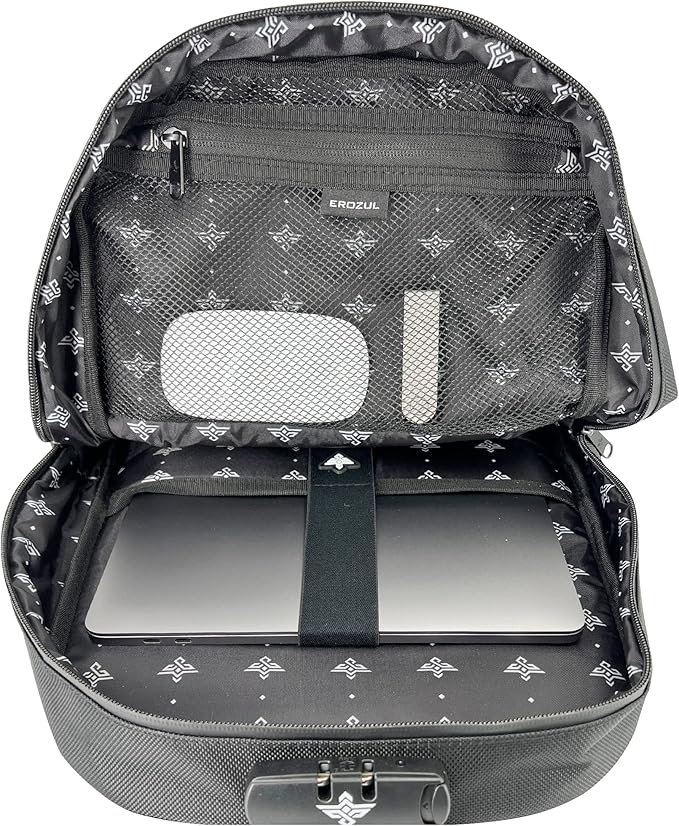 Legend Laptop Backpack with Anti Theft Combination Lock Weather Resistant (Black)